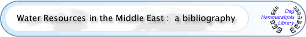 Water Resources in the Middle East : a bibliography