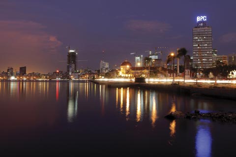 Ligne d’horizon de Luanda en Angola.