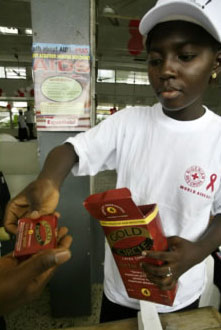 Condom distribution in Nigeria: AIDS prevention