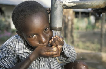 Providing children with safe water can greatly cut waterborne illnesses