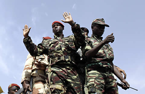 Soldiers from Niger