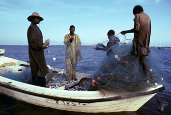 Photo: African fishermen