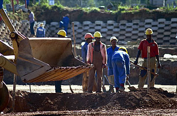 Building a highway in South Africa