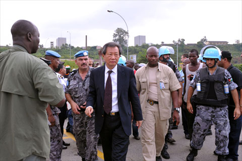 Choi Young-jin, Special Representative of the Secretary-General for Côte d'Ivoire