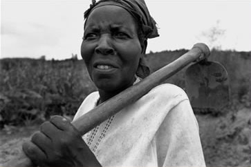 Marthe Nzabakurana, a member of a women farmers’ association in Rwanda