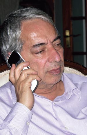 Salim Lone, the first editor of Africa Recovery, at his home in Kenya.