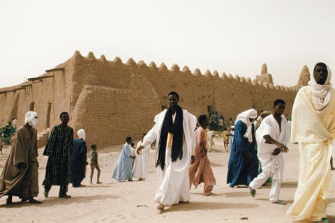 Djinguereber mosque in Timbuktu, Mali