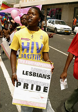 Gay pride march in South Africa: African gays and lesbians are challenging discrimination and prohibitions
