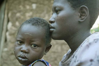Photo: Rwandan woman and child