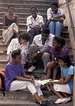 Students at the University of Zambia