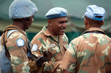 South African peacekeeping troops in the Congo