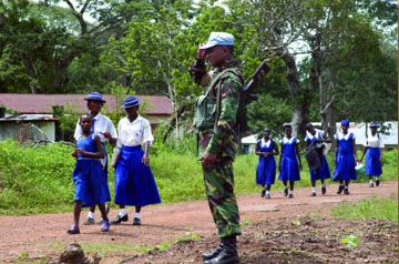 Peacekeepers helped Sierra Leone get its children back to school