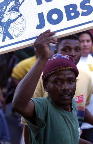 Workers in South Africa