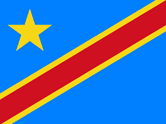 Flag of the Democratic Republic of the Congo
