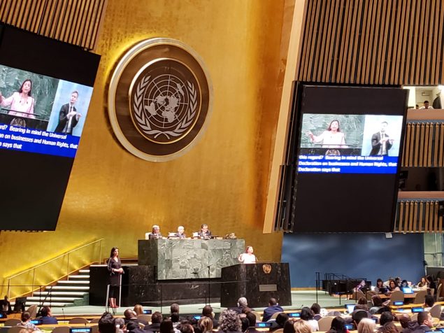 Presentation of the Special Envoy at the opening ceremony of the 12th Conference of the States Parties to the CRPD, entitled “Ensuring the inclusion of persons with disabilities in a changing world through the implementation of the CRPD”, june 11, 2019, UN New York