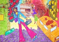 Aishath Safana Athif, Republic of Maldives Notable entry in the 2007 "We can end poverty" stamp competition