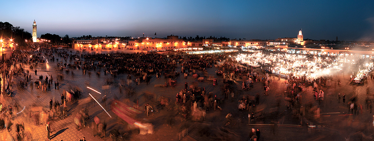 Marrakech at night