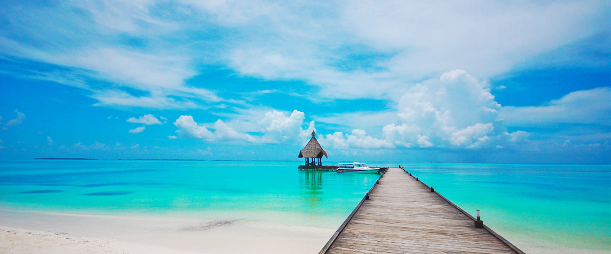 The Maldives comprises a chain of atolls and islands scattered over the Indian Ocean