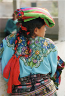 UN Photo/John Olsson: Traditional indigenous attire of a Mayan woman from the Quiche region of Guatemala