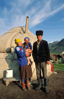UN Photo/F Charton: A Kirghiz family