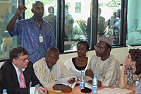 An NGO workshop during the Abuja regional meeting for Africa in preparation for the Durban Review Conference- © OHCHR