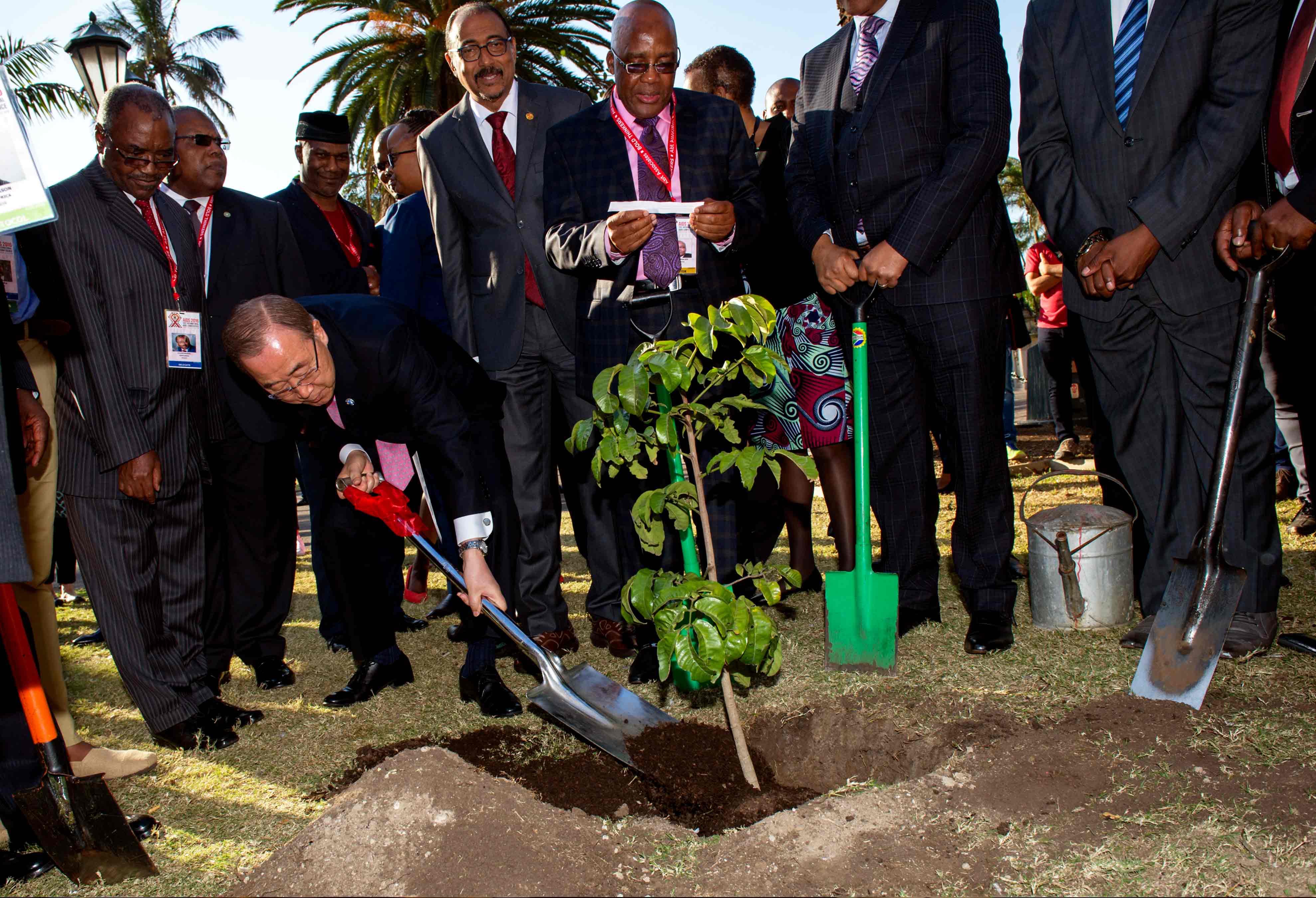 Tree Planting Ceremony. © UN Photo/Rick Bajornas