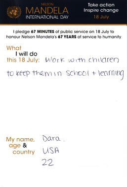 Pledge from Dara (USA, 22)