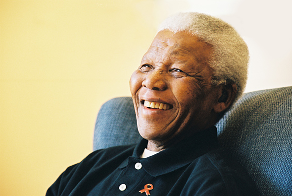 Retrato de Mandela, febrero de 2005.