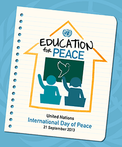 Poster for International Peace Day 2013