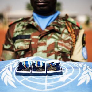 MINUSMA(UN Mission in Mali)  Honours Fallen Peacekeepers, April 2018. UN Photo/Harandane Dicko