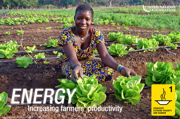 " Energy - Increasing farmers' productivity "