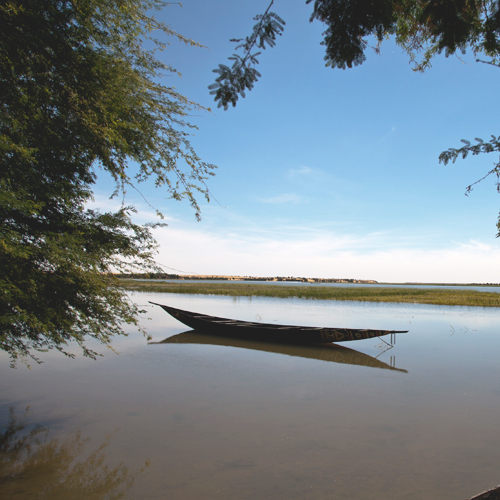 A lake near Gao in Mali.