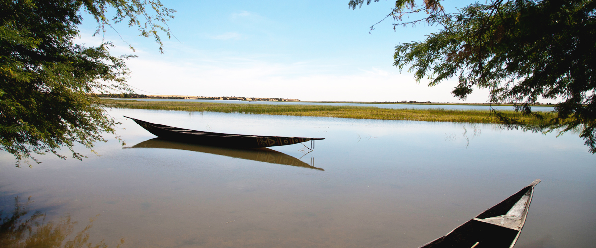 A lake near Gao in Mali.