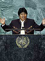 H.E. Mr. Evo Morales Ayma, President of the Republic of Bolivia