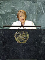 H.E. Mrs. Michelle Bachelet Jeria, President of the Republic of Chile