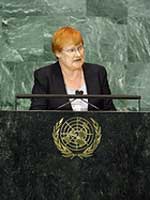 H.E. Ms. Tarja Halonen, President of the Republic of Finland