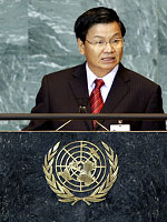 Thongloun Sisoulith, Deputy Prime Minister and Minister for Foreign Affairs of the Lao People?s Democratic Republic