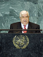 H.E. M. Walid Al-Moualem, Minister for Foreign Affairs