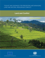 Land and conflict cover