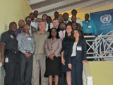 Meeting with 1540 national stakeholders of Grenada on the 'National Study on the Implementation of Resolution 1540 in Grenada' undertaken by UNLIREC, St. George's, Grenada, 11-12 June 2014 (Credit: UNLIREC).