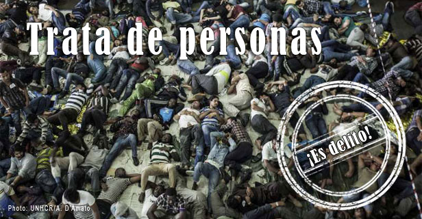 Es delito: la trata de personas