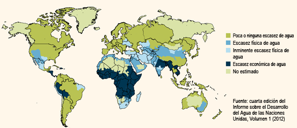 mapa de la desertificación