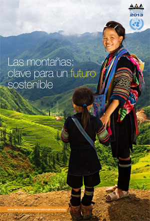 Portada del informe: «Montañas - clave para el futuro sostenible»