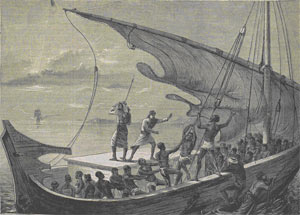 Barco con esclavos