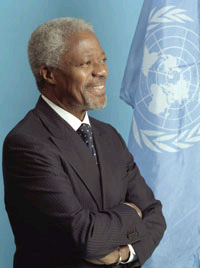 1996: Kofi Annan, sptimo Secretario General
