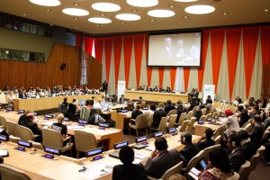 Wide view of ECOSOC Chamber