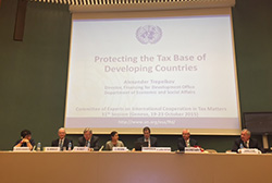 Eleventh Session of the Committee of Experts on International Cooperation in Tax Matters, October 2015, Geneva