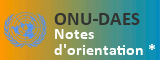 Notes d'orientation*