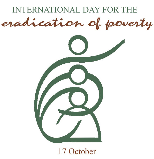 Logo for the International Day for the Eradication of Poverty
