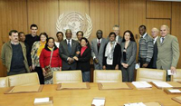 Secretary-General With Participants in International Day for Eradication of Poverty Event 